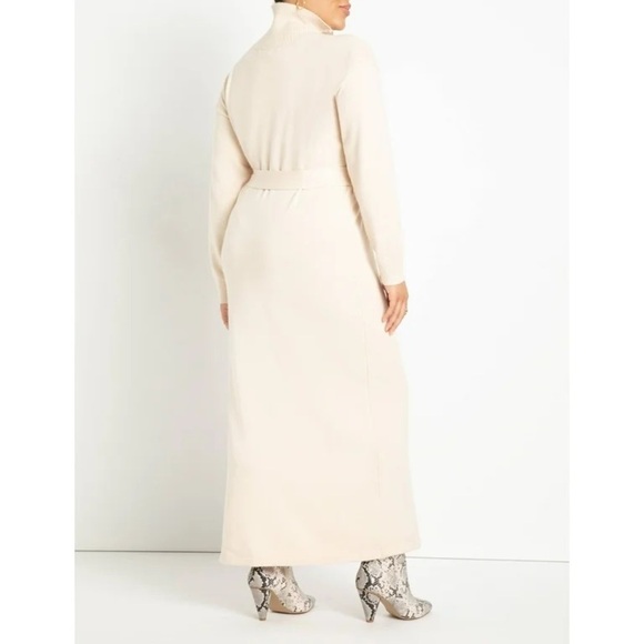 Eloquii Cream Maxi Dress - Picture 2 of 11